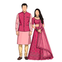 Indian Wedding Couple Png