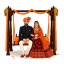 Mehendi Couple