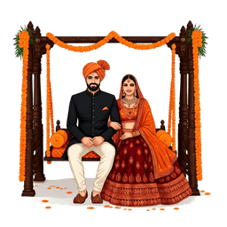 Mehendi Couple